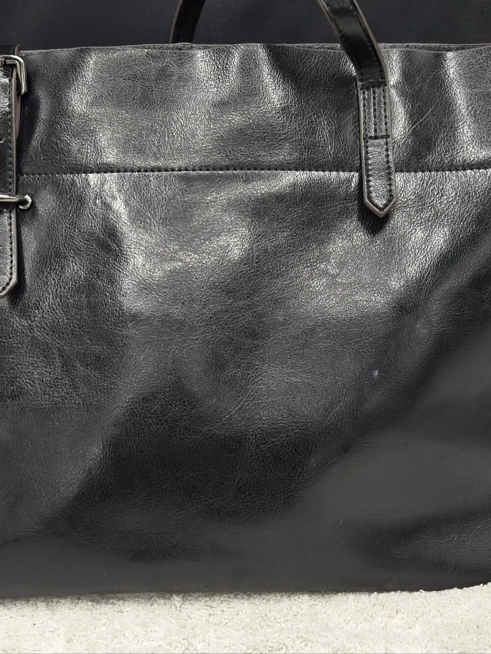 Kattee Vintage Genuine Leather Tote Shoulder Bag for Women Satchel Handbag